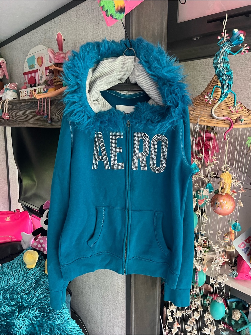 Aeropostale Fur Hoodie